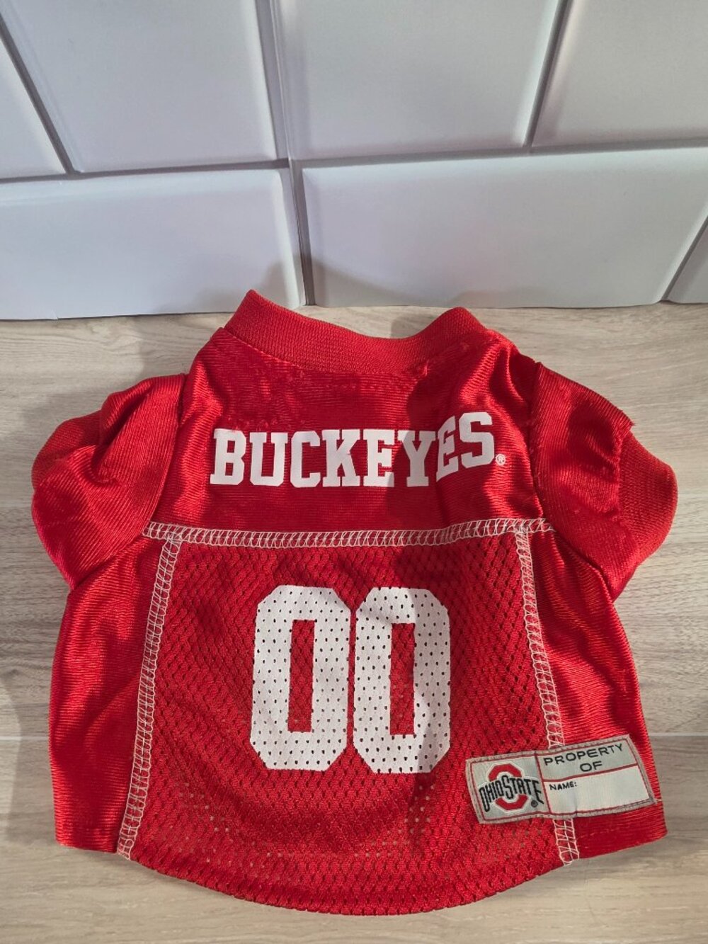 THE Ohio State Buckeyes Dog Jersey size Small - gently used